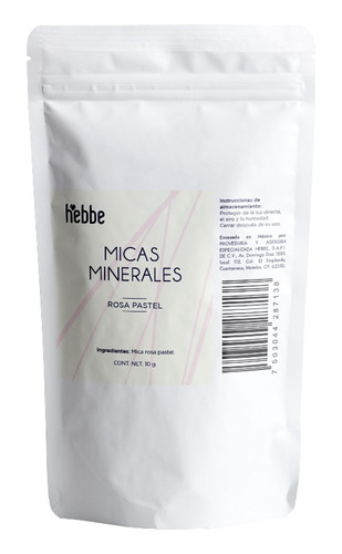 Mica Mineral Cosmetica Pigmento 1 Pza 10g Rosa Cobre Bronce