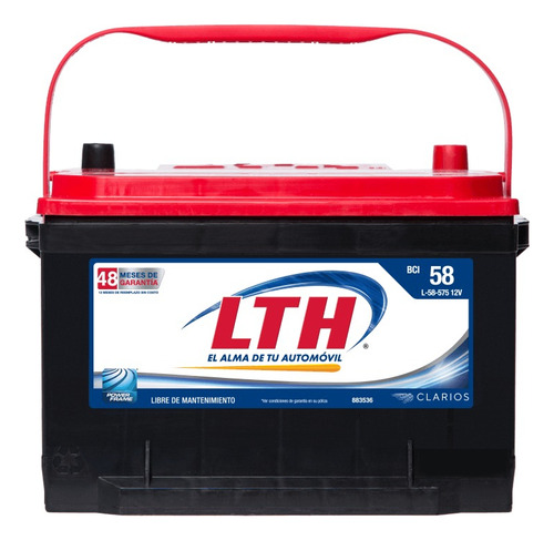 Bateria Auto Lth L-58-575. Entrega En Ecatepec Edomex.