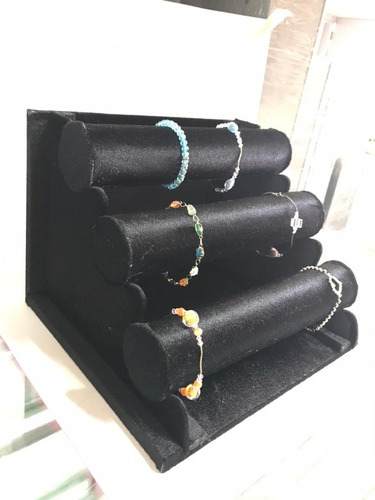 Exhibidor Porta Pulsera 3 Niv Armable Joyería Aparador Reloj
