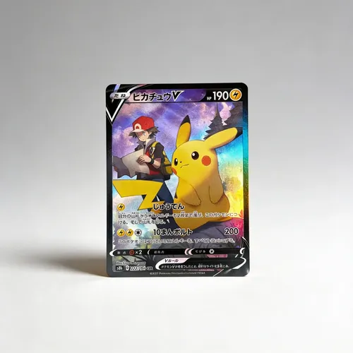 Carta Pokemon Pikachu V Csr 222/184 Japonês Original - Nm