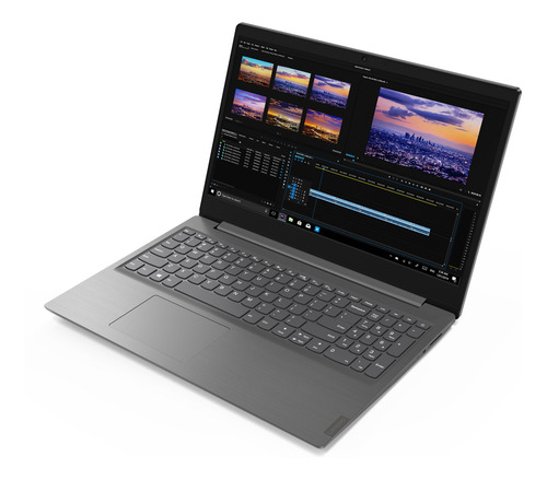 Notebook Lenovo V15-IGL  iron gray 15.6", Intel Celeron N4020  4GB de RAM 256GB SSD, Intel UHD Graphics 600 1920x1080px Windows 10 Pro