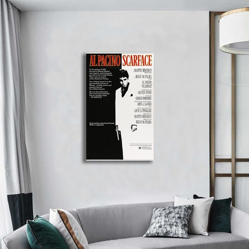 Cuadro Moderno 40x60 Pelicula Poster Tony Montana Scarface