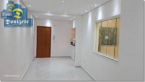 Cobertura À Venda, 114 M² Por R$ 419.000,00 - Vila Camilópolis - Santo André/sp - Co1608