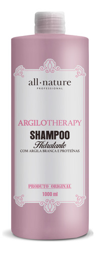 Argilotherapy Shampoo Hidratante Argila Branca  All Nature