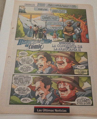 Comic Historia De Chile Fascículo 26 Episodio Ll La Conquista De La Araucania