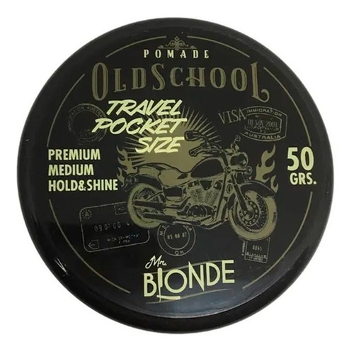 Mr Blonde Cera Capilar Pomada Barberia Peluqueria X 50 Gr