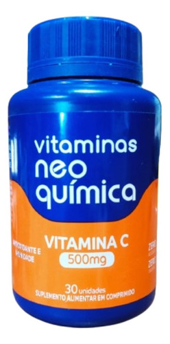 Kit 4x Suplemento Alimentar Vitamina C 30 Cpm - Neo Quimica