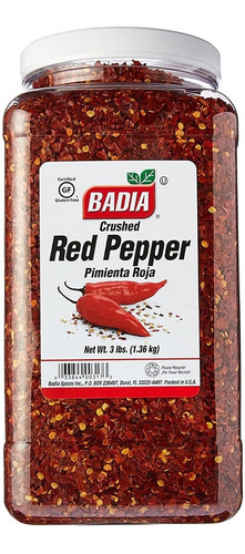 Pimienta Roja Crushed Red Pepper Badia Los Numero 1 Especias