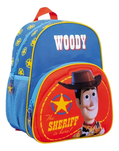 Mochila Infantil Disney Toy Story Con Bolsillo Rojo 30cm 