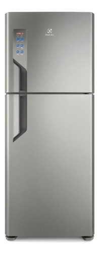 Geladeira Frost Free Electrolux Top Freezer Tf55 Prata Com Freezer 431l 220v