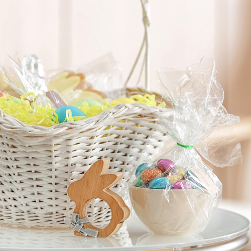 20 Bolsas De Regalo De Celofán Transparente Yotelab
