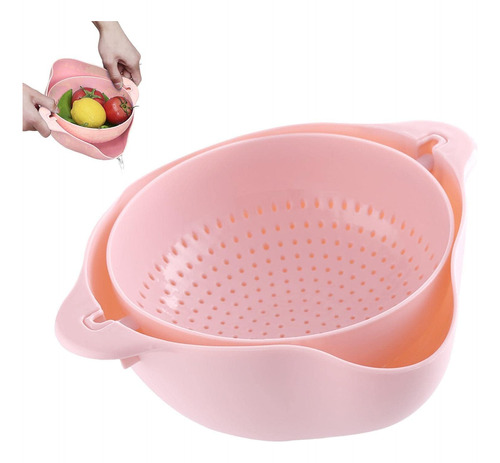 Fruit Wash Basket | Double Layer Fruit Wash Basket For