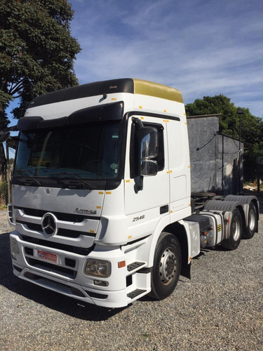 Imagem 1 de 10 de Mecedes-benz Actros 2546 Ls Branco 6x2