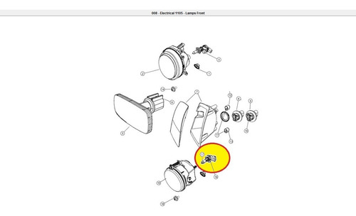 Imagen 7 de 9 de Ampolleta Neblinero H11 Original Jeep Compass 2011-2017