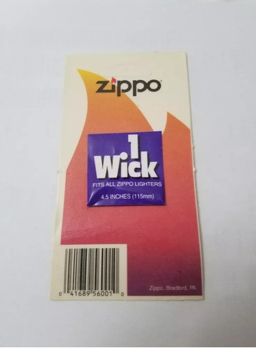 Mecha Wick 115 Mm Encendedores Yesqueros Zippo Original X2