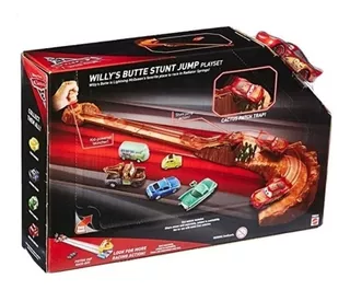 Disney Vehículo Cars 3 Pista Doble Willy's Butte