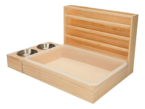 Bunny Hay Manger, Alimentador De Heno De Madera Para Conejos