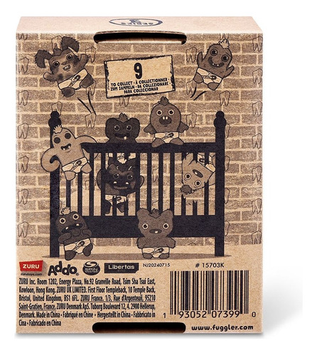 Peluche Fuggler Funny Ugly Monsters Baby Fugg Weirdo