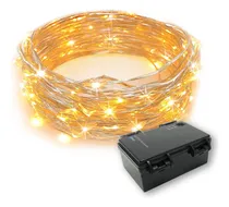 Comprar 60 Leds De Cadena De Luces De Pilas De 20 Pies De Largo...