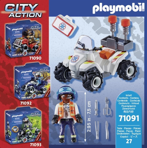 Playmobil 71091 Rescate Speed Quad