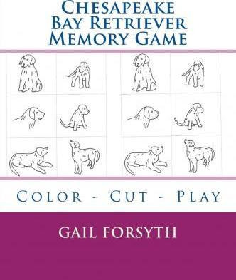 Libro Chesapeake Bay Retriever Memory Game : Color - Cut ...