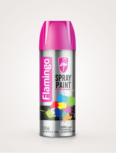 Spray Pintura Dorada Flamingo 450ml