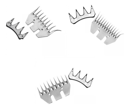 Juego De 6 Hojas Afiladas Para Tijera Ovina Ganadería