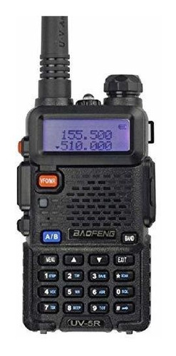 Radio Bidireccional De Doble Banda Uv-5r De Baofeng (negro)