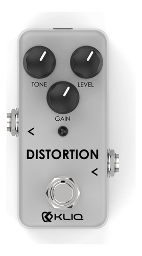 Kliq Pedal De Efecto De Distorsion Pequena Para Guitarra Y B