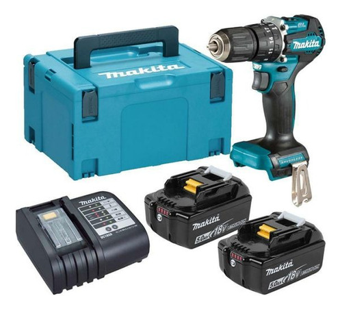 Parafusadeira Furadeira Makita Dhp487rtj 2 Bat 5a+bivolt