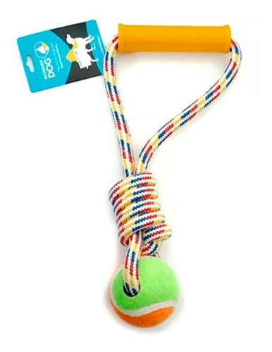 Juguete Wonder Dog Cuerda Y Pelota De Fieltro Pethome