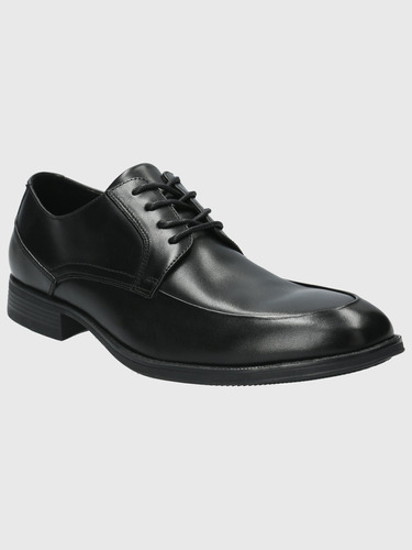 Zapato Cuero Hombre Rocko Negro Hush Puppies