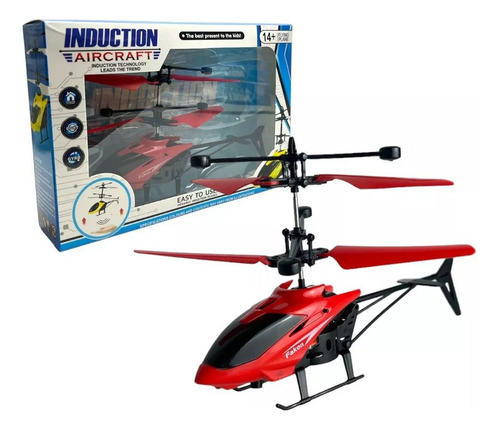 Mini Helicóptero Controle Remoto Recarrega Brinquedo Criança