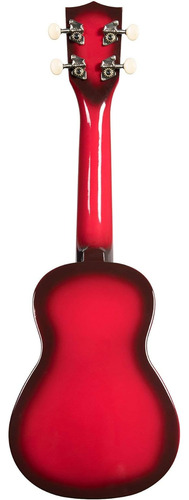 Ma Mk-sd/rdburst Dolphin Bridge Red Burst Ukelele Sopra...