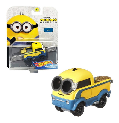 Otto Gmh74 3/6 Hot Wheels Minions The Rises Of Gru