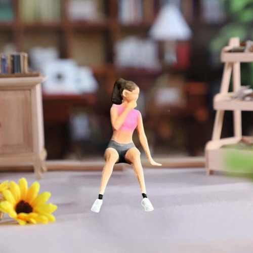 Diorama Figuras Elegantes Diseño Realista People Estilo B