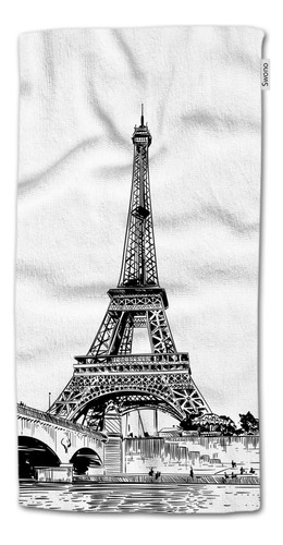 Hgod Toallas De Mano De La Torre Eiffel, Vintage Francés Par