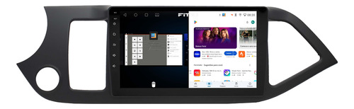 Multimidia Kia Picanto 13/18 9p Android 14 2gb 64gb Carplay