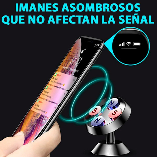 Mox Soporte Base Magnético Para Celular Auto 1hora