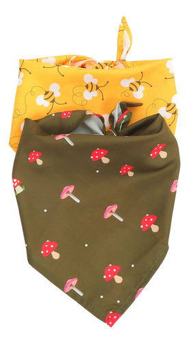 Pañuelo Estampado Para Mascotas Con Estampado De Triángulo C
