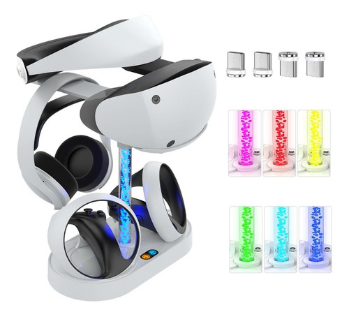 Suporte Carregador Com Led Para Oculos Playstation Vr2 Sense