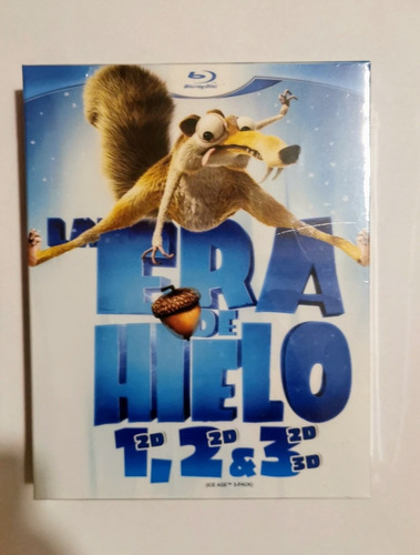 La Era Del Hielo 1, 2, 3 Blu-ray Disc