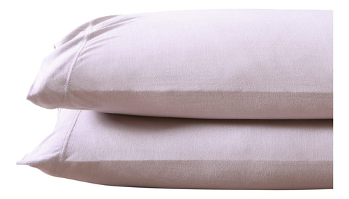 Juego Fundas De Almohada Lila Estandar Transpirable Frescas