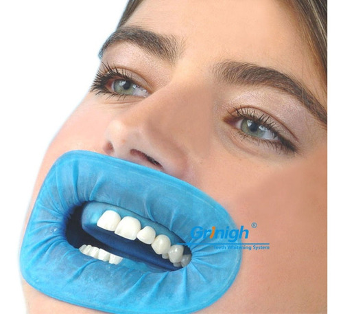 10 X Azul Goma Estéril Desechable Mejilla Intraoral Labio Re