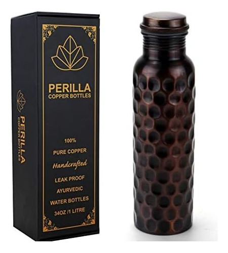 Perilla Home Botella De Agua De Cobre 34 Oz A Prueba De Fuga