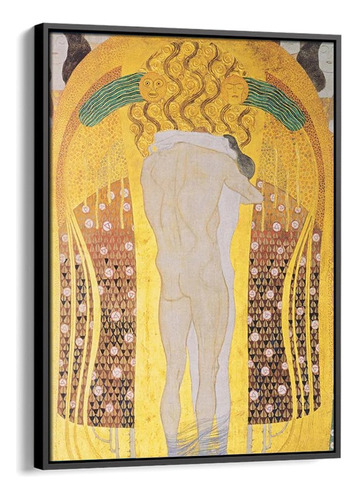 Quadro Pintura Gustav Klimt Tela Canvas 40x60 Com Moldura 