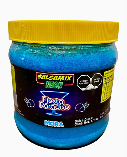 Pulpa Para Escarchar Sabor Mora Azul Neón