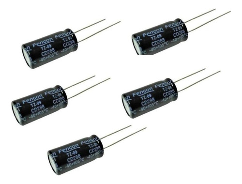 Kit 05 Capacitor 47uf X 100v Bipolar