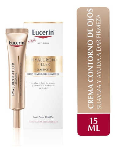 Contorno De Ojos Eucerin Hyaluron Filler + Elasticity 15ml