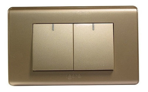 Interruptor Igoto A2022 Doble Eléctrico 120v~250v 10a 3 Way